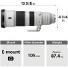 Sony FE 400-800mm f/6.3-8 G OSS Lens (Sony E)